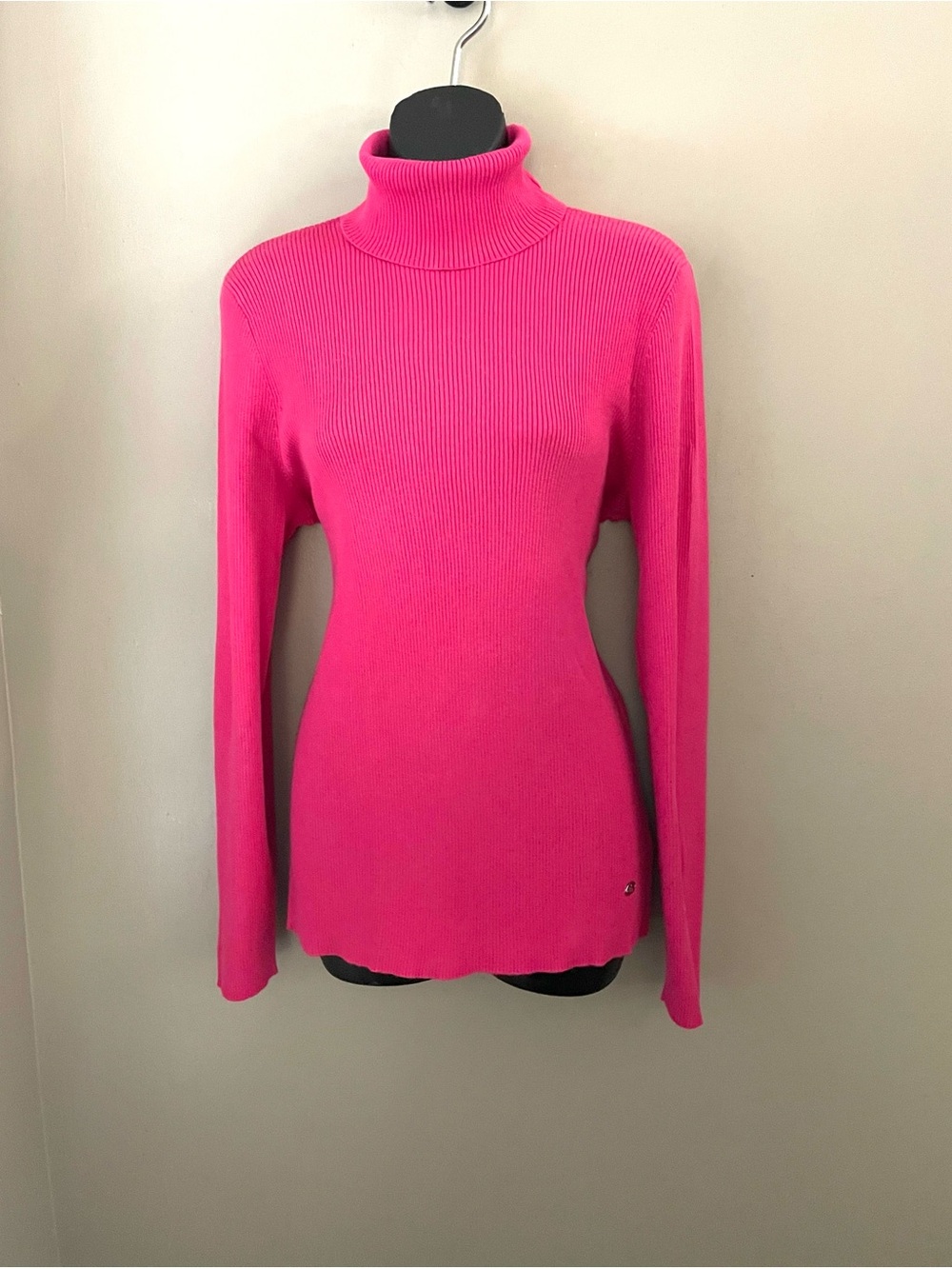 Ralph Lauren Pink Ribbed Turtleneck